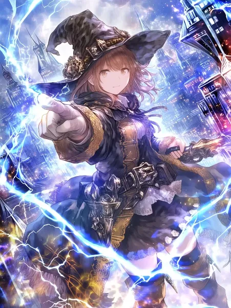 雷鳴の魔女と夜空の決戦。