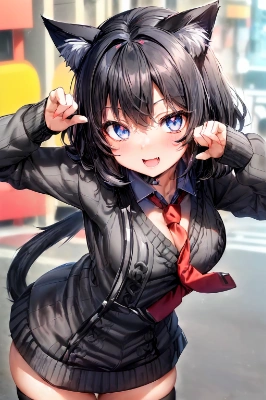 午後のお仕事もがんばるにゃん！