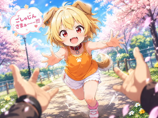 元気いっぱいのうちの子