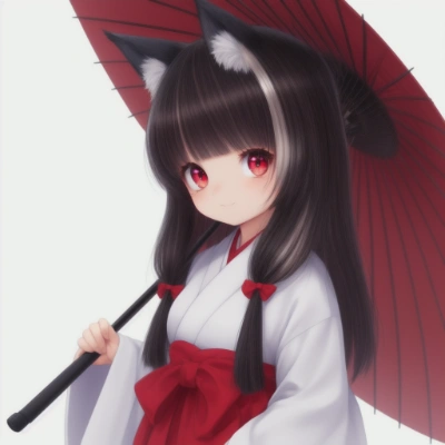狐耳巫女