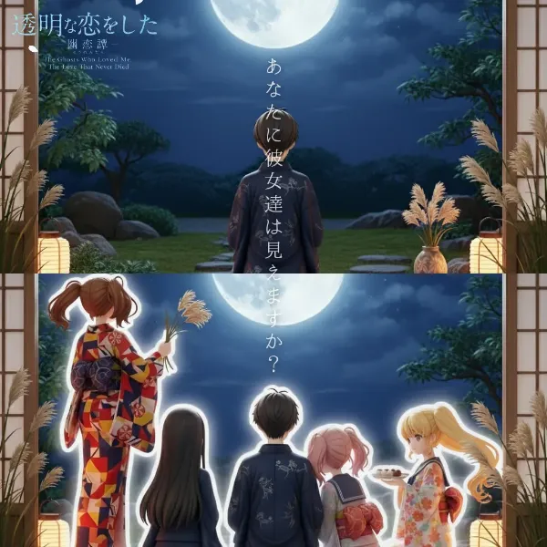 幽霊恋愛SLG（おま好きガールズ × お月見）