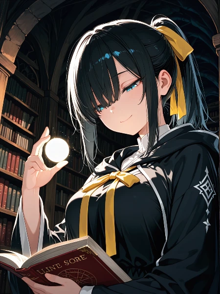 魔法の図書館で目覚める秘密の光