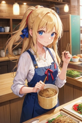 美少女　蕎麦