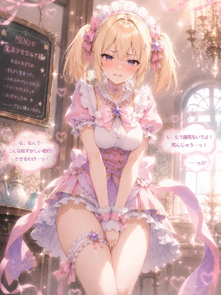恥じらいのツンデレ魔女さん