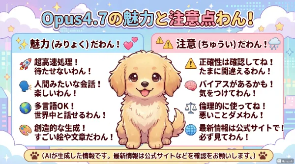 可愛い子犬ちゃんがAI最新情報を解説だわん！