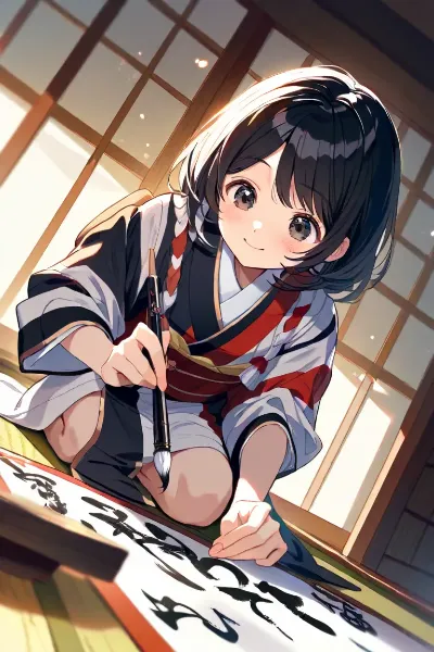 書初め（ＪＳちゃん）