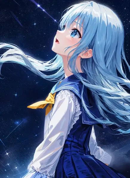 星空を見上げて