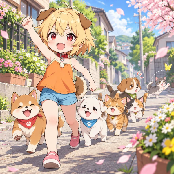 ボクがボスだぞー♪