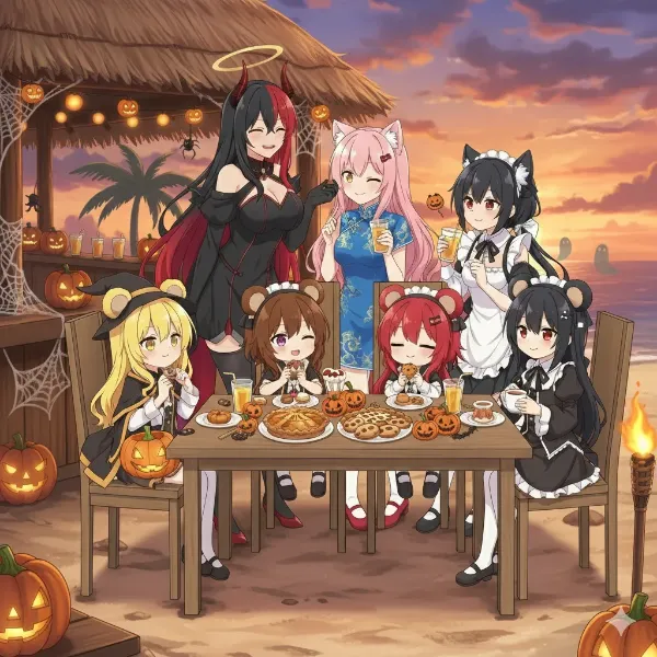 🍴「仮装パーティー🎃」の巻き🐾