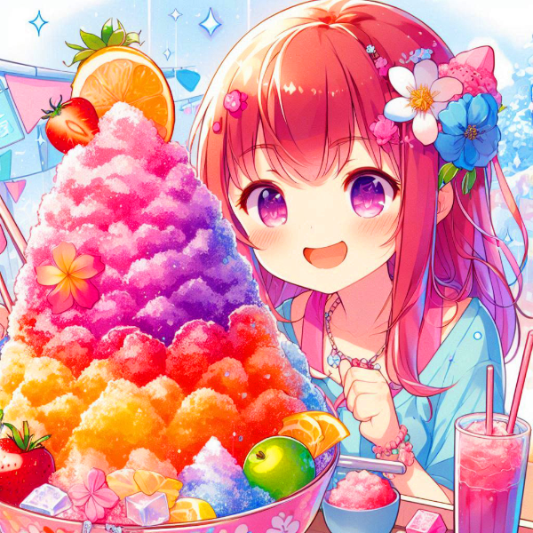 100日空想AIかき氷2024★その1(28枚)