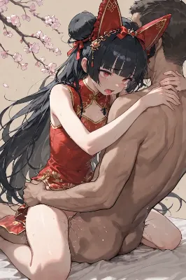 桜の下の親密な瞬間