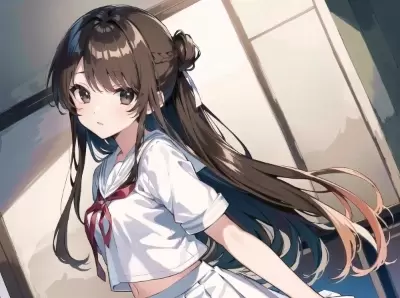 #83 茶髪少女