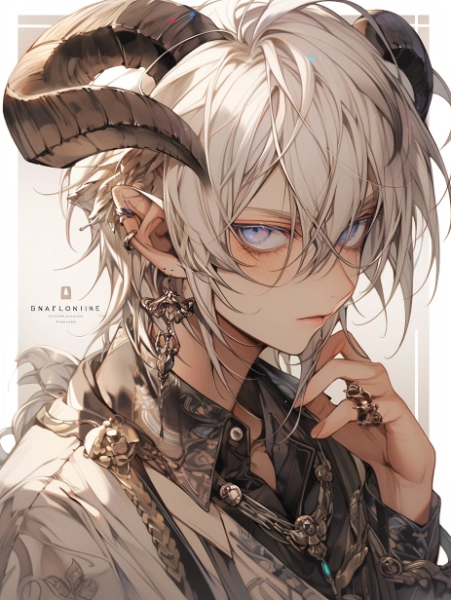 かっこいいツノっ子