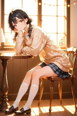 窓辺の少女