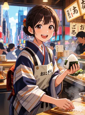 マンハッタンでおにぎりを♪
