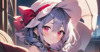 髪型を変えたレミリアお嬢様（おぜう様）