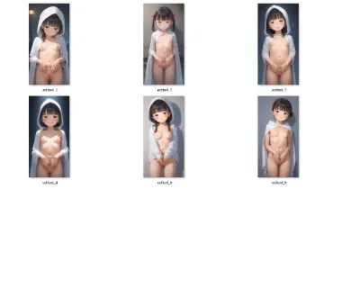 【サンプル】〇リJ〇ちゃんたちがＨなお化けコスでくぱぁ（6枚）