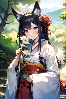 微笑み