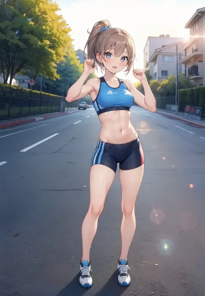 陸上部とスパッツ