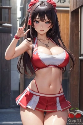 【限定】私のチアガール姿を見て、あなたがニッコリ笑ってくれると、私も幸せな気持ちになっちゃう♪