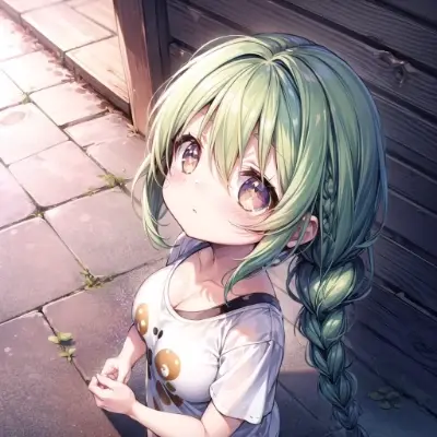 三つ編みロングちゃん