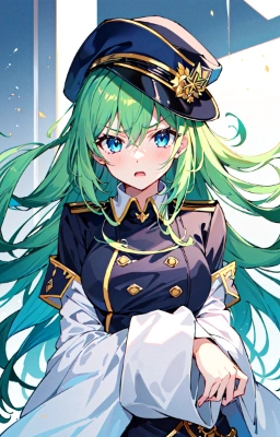 Green hair