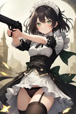 pantsメイド銃士