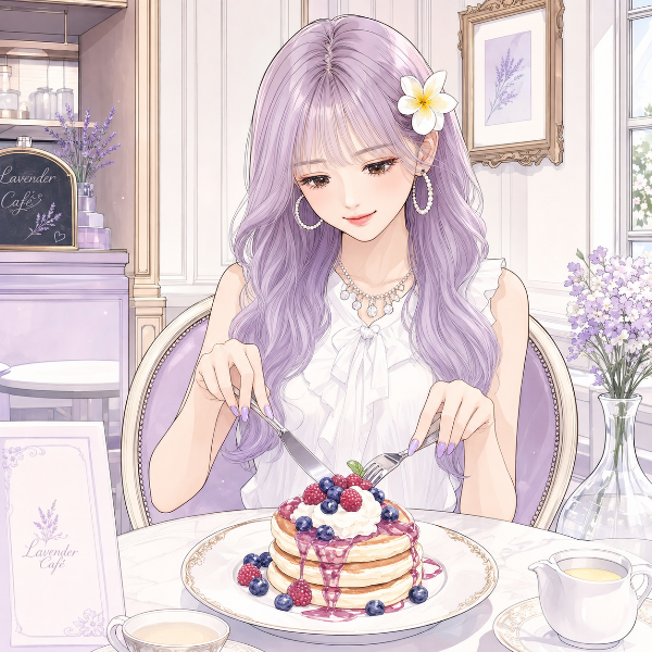 ベリーパンケーキ（ラベンダーちゃん）