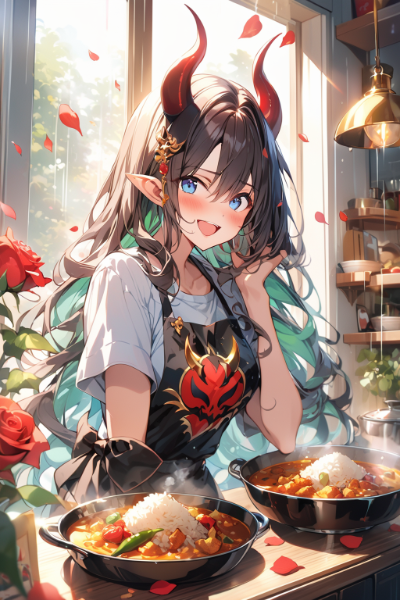 夏のなごりカレー