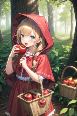 つまみ食いの赤ずきん