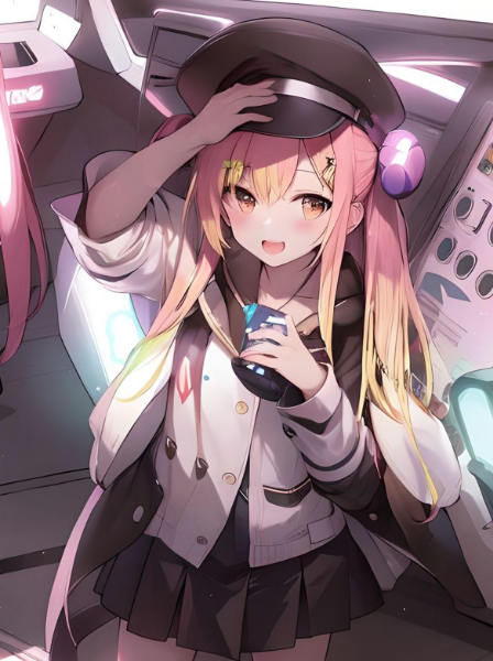 宇宙軍人の少女