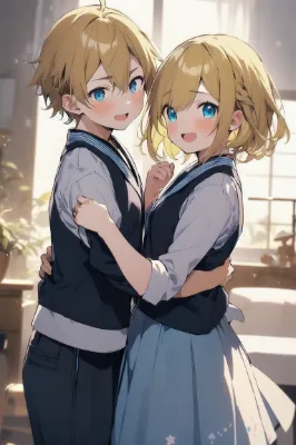 双子のバカップル