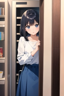 隙間に入るのが好きな子