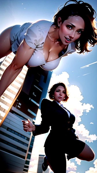 ダブルパルクール熟女