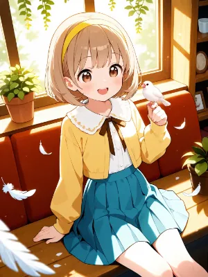 鳥のいるカフェ