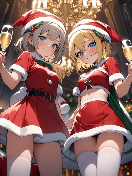 クリスマスに乾杯！