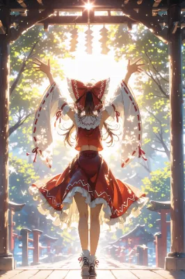 天に向かって