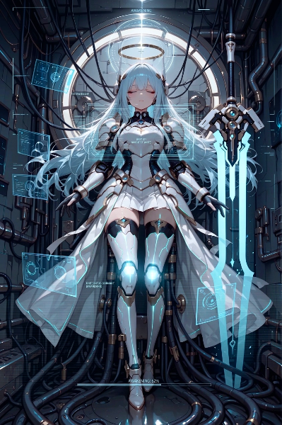 白騎士、起動。