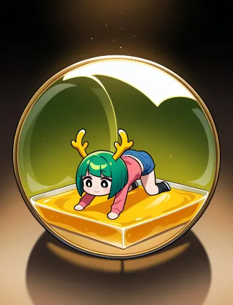 ガラス瓶に入れてみた