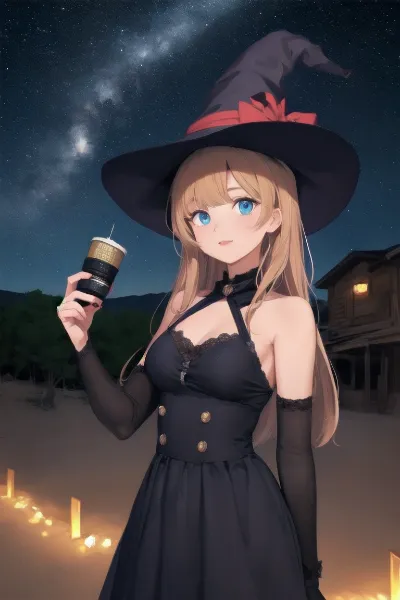 星空に溶ける魔女のひと時(cafe brake )