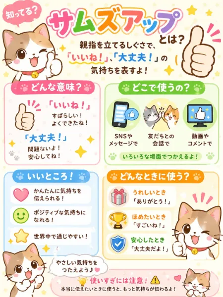 サムズアップについて解説するわん！