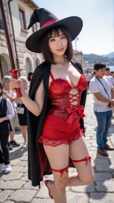 魔法少女(？)でしょうか。剣も持って女魔法剣士ですねw
