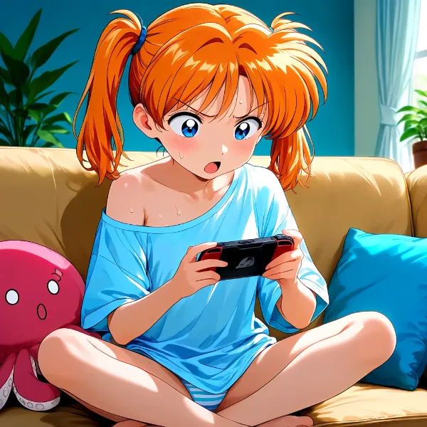 彼Tとゲーム大好き少女