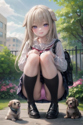犬と少女