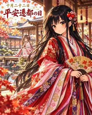 10月22日は、平安遷都の日です