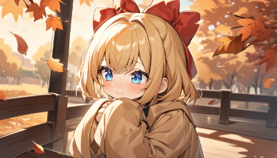 公園でぼ～っと