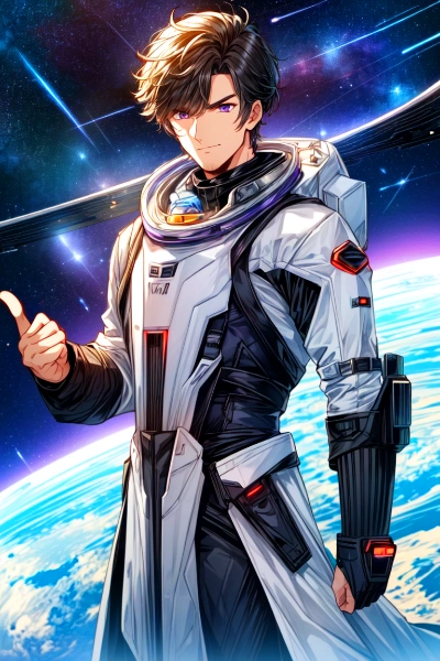 SFな、黒髪短髪男性★(3枚)