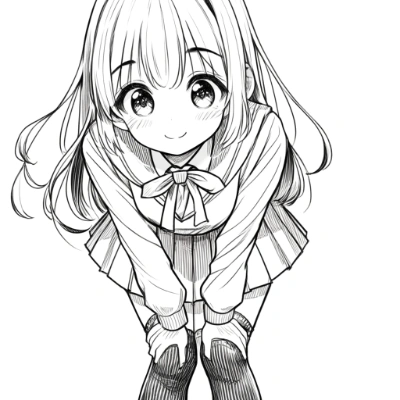 ハイソックス女子