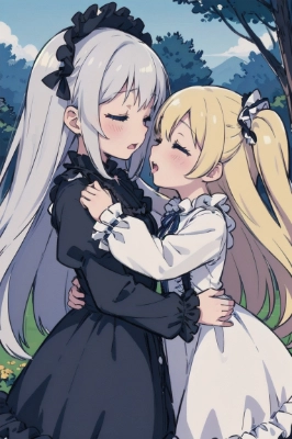 11月21日の百合キスイラスト その9