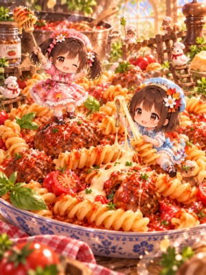 トマトソースとチーズのメロディ